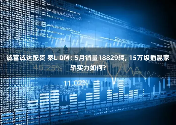 诚富诚达配资 秦L DM: 5月销量18829辆, 15万级插混家轿实力如何?