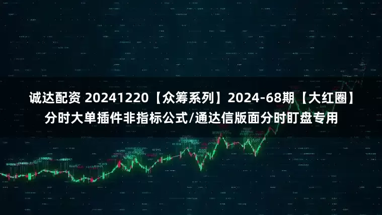 诚达配资 20241220【众筹系列】2024-68期【大红圈】分时大单插件非指标公式/通达信版面分时盯盘专用