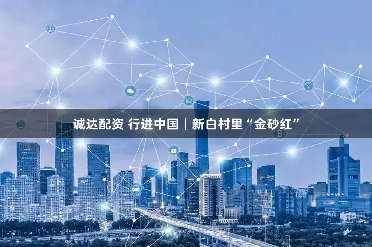 诚达配资 行进中国｜新白村里“金砂红”